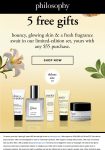 Free 5pc set on $55+ online at Philosophy #philosophy