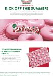 Second dozen strawberry glazed for $5 at Krispy Kreme doughnuts #krispykreme