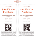 $5-$7 off $35+ at Honeybaked Ham restaurants, or online via promo code 729537 #honeybaked