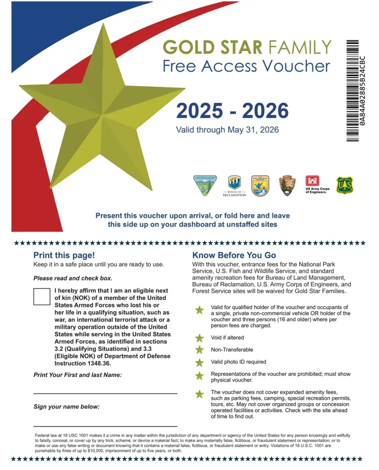 Gold star military family members enjoy free National Park entry