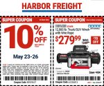 10% off a single item today at Harbor Freight #harborfreight