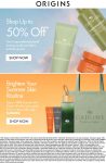 Free 4pc summer skin kit on $115 today at Origins via promo code SUMMER #origins