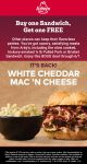 Second sandwich free at Arbys #arbys