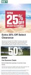 Extra 25% off clearance at Dicks sporting goods #dicks