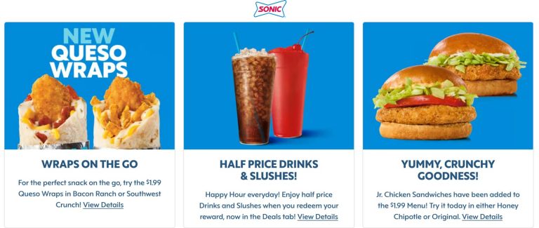 $2 queso wraps & chicken sandwiches at Sonic Drive-In