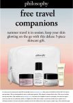 Free 5pc set on $55 online at Philosophy #philosophy