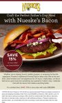 15% off at Nueskes applewood smoked via promo code EM2509A #nueskes