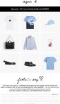 15% off at agnes b. via promo code FAVORITE #agnesb