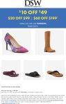 $10-$60 off $49+ at DSW via promo code COOLDEAL #dsw