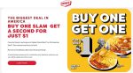 Second grand slam breakfast for $1 at Dennys #dennys