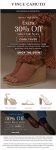 Extra 30% off sale styles at Vince Camuto via promo code FAV30 #vincecamuto