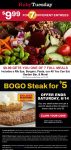 7 different entrees = $10 at Ruby Tuesday restaurants #rubytuesday