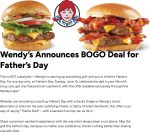 Second premium sandwich free today via mobile at Wendys #wendys