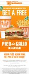 Free pico de gallo burger with your fries & drink at Whataburger #whataburger