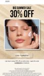 30% off at AHAVA via promo code SUMMER30 #ahava