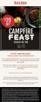 $10-$20 off campfire feast at Black Angus steakhouse #blackangus