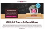 $2 ice cream scoops weekdays at Baskin Robbins #baskinrobbins