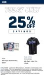 25% off today at Lids via promo code LIDS25 #lids