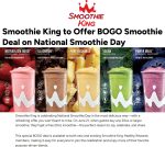 Second smoothie drink free today at Smoothie King #smoothieking