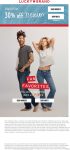 30% off denim at Lucky Brand jeans #luckybrand