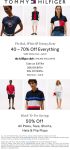 40-70% off everything + another 15-25% off $125 online at Tommy Hilfiger #tommyhilfiger