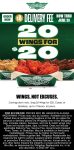 20 chicken wings = $20 at Wingstop #wingstop