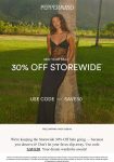 30% off everything online at Peppermayo via promo code SAVE30 #peppermayo