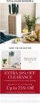 Extra 20% off clearance at Williams Sonoma #williamssonoma