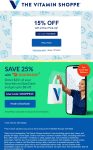 15% off & more at The Vitamin Shoppe via promo code FASTSAVE #thevitaminshoppe