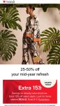 Extra 15% off sale items & more at Macys, or online via promo code DEALS #macys