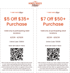$5-$7 off $35+ at Honeybaked Ham restaurants, or online via promo code 729594 #honeybaked