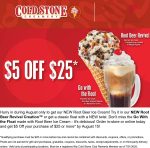 Ice cream is $5 off $25 at Cold Stone Creamery #coldstonecreamery