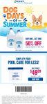 Second chlorine 2pk 50% off at Leslies pool #leslies