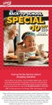 $10 off $30 at Dennys restaurants via promo code SCHOOLRULES #dennys