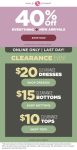 40% off everything online today at Ashley Stewart #ashleystewart