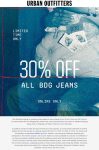 30% off BDG jeans online at Urban Outfitters #urbanoutfitters