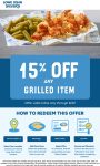 15% off grilled items online at Long John Silvers restaurants #longjohnsilvers
