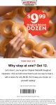 $10 dozen glazed doughnuts today at Krispy Kreme #krispykreme