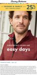 25% off at Tommy Bahama, ditto online #tommybahama