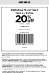 Extra 20% off at Kohls, or online via promo code SHOP4FAMILY #kohls