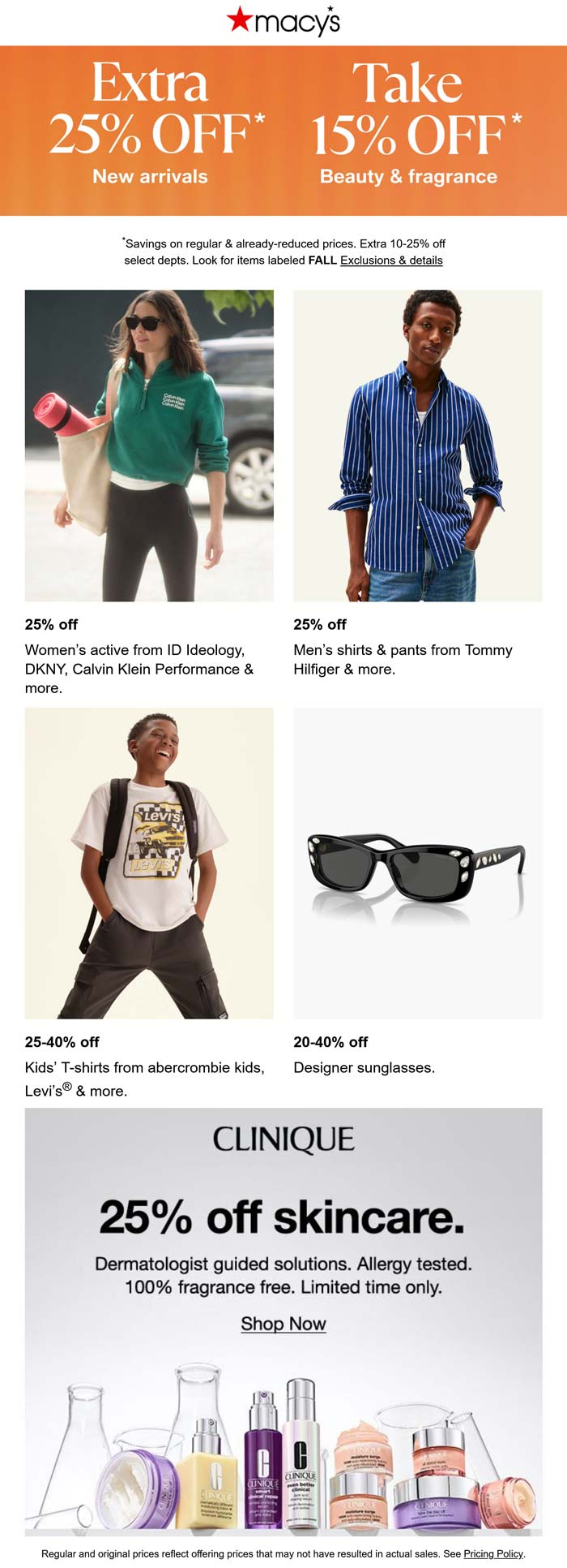 Extra 25% off & more at Macys