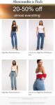 20-50% off today at Abercrombie & Fitch #abercrombiefitch
