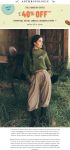 20-40% off home & decor at Anthropologie, ditto online #anthropologie