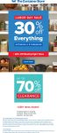 30% off everything at The Container Store #thecontainerstore