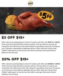 $3 off $15 & more at Churchs Chicken via promo code 3OFF15 #churchschicken