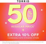 60% off via login today at Torrid #torrid