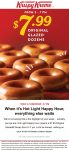 $8 dozen doughnuts 5-7p at Krispy Kreme #krispykreme