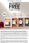 4-for-2 on large candles today at Yankee Candle #yankeecandle