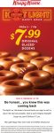 $8 glazed dozen doughnuts 5-7p at Krispy Kreme #krispykreme