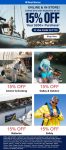 15% off $200+ at West Marine, or online via promo code SEPT15 #westmarine